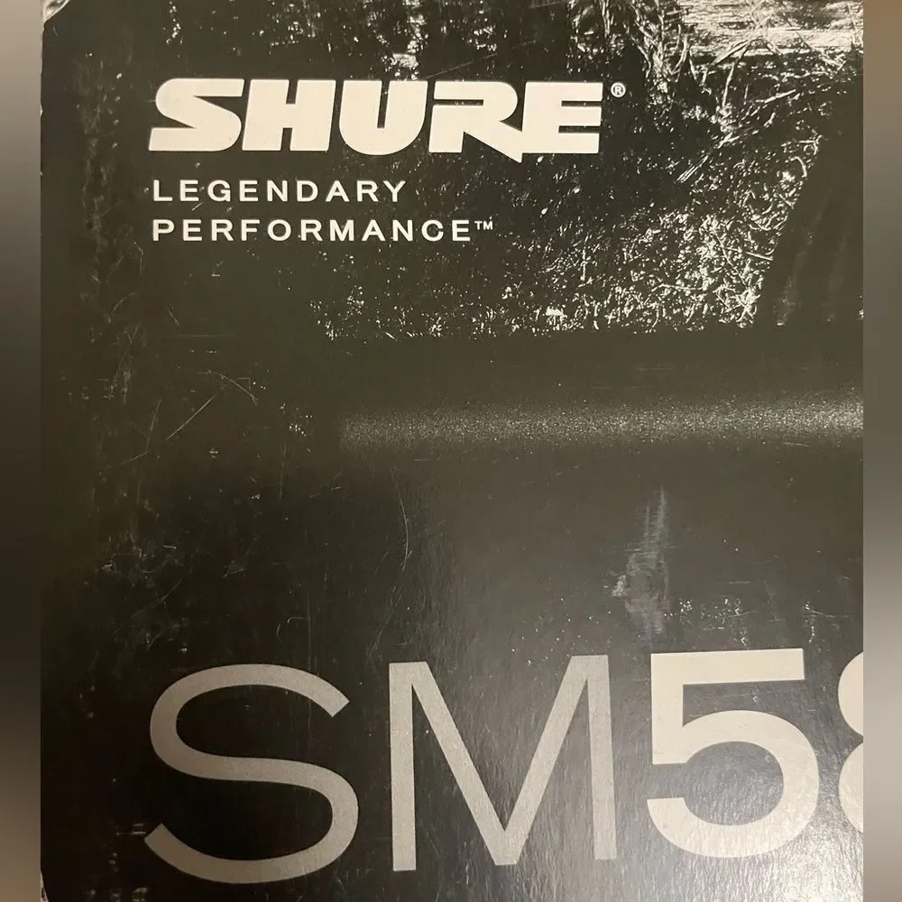 Shure SM58 Cardioid Dynamic Legendary Vocal Microphone w/Bag & Clip (Brand New)